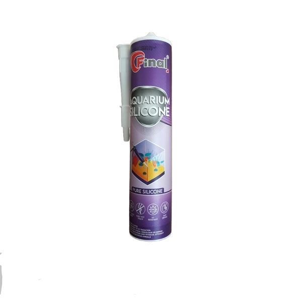 چسب آکواریوم فاینال(فینال) سوپر سیلیکون 310 گرمی شفاف