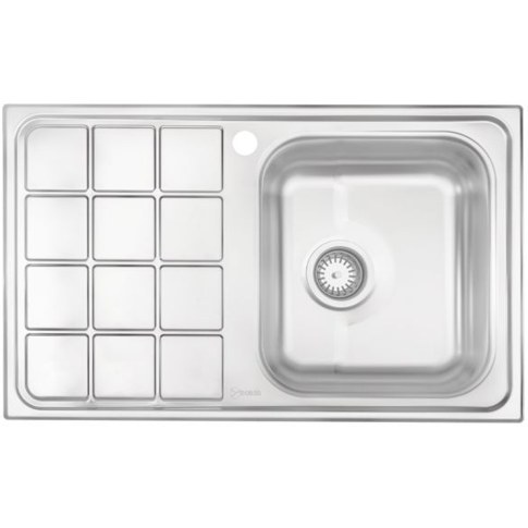 سینک فانتزی درسا استیل 547 لگن راست توکار 3318-80