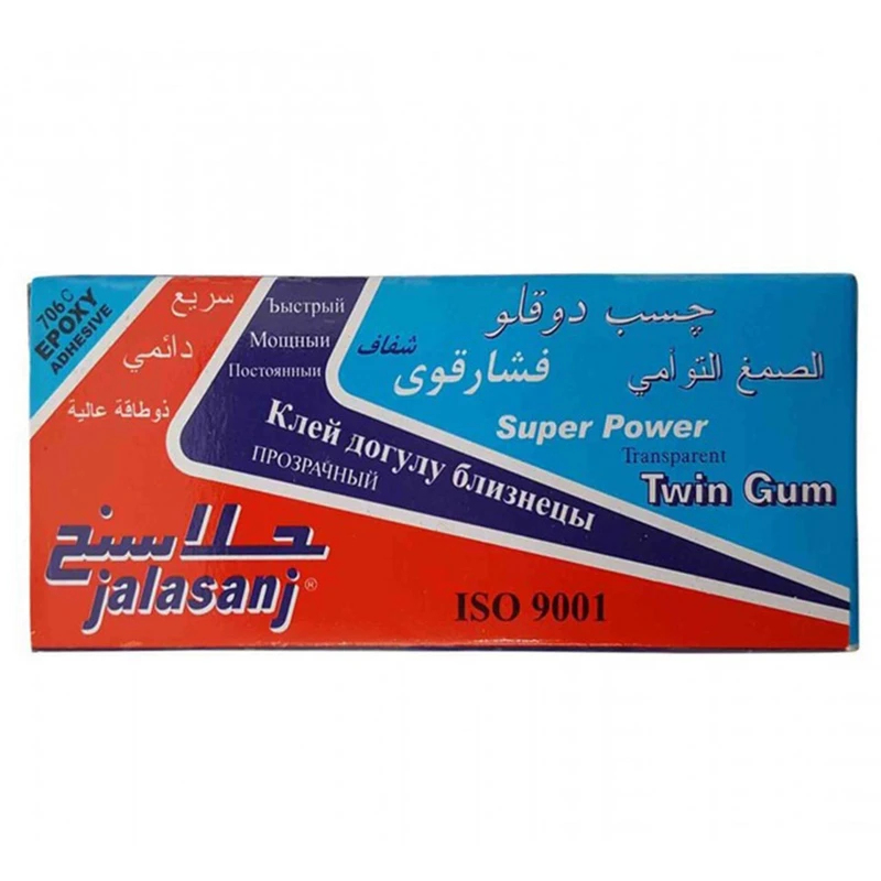 چسب دوقلو جلا سنج بی رنگ