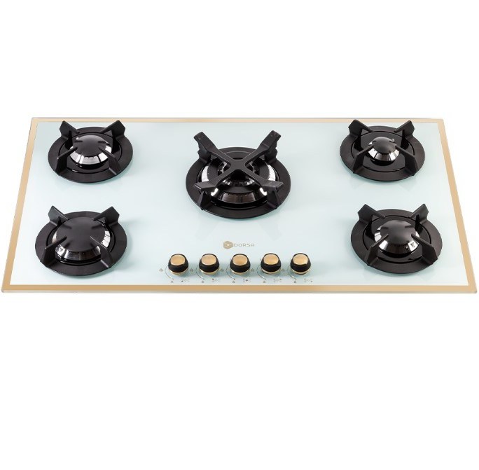 گاز درسا DG2110-5M پنج شعله وسط سفید طلایی