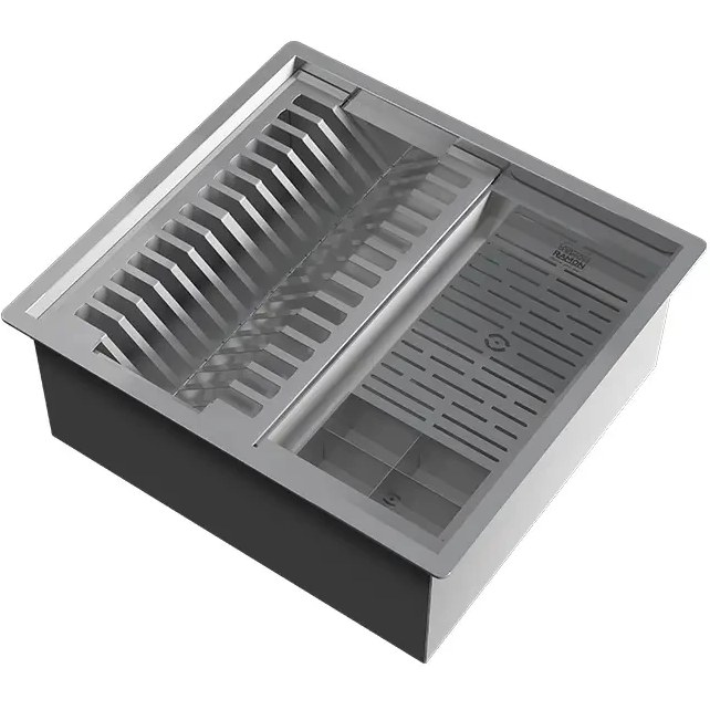 آبچکان توکار استنلس استیل 40*40 مشکی