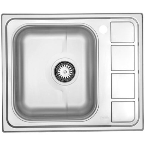 سینک فانتزی درسا استیل 548 لگن راست توکار 3318-60